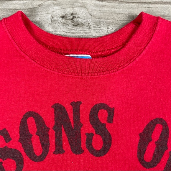 SONS OF ANARCHY TV Show Motorcycle Fleece Crewneck Sweatshirt - Picture 3 of 6